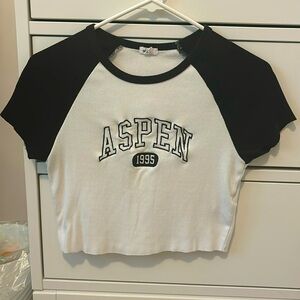 Aspen Cropped T shirt